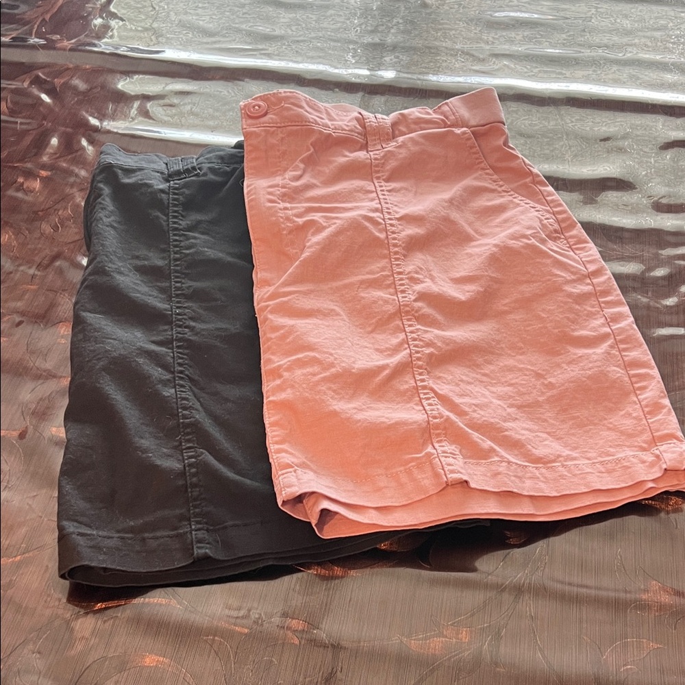 Black & light pink Lee Skorts set